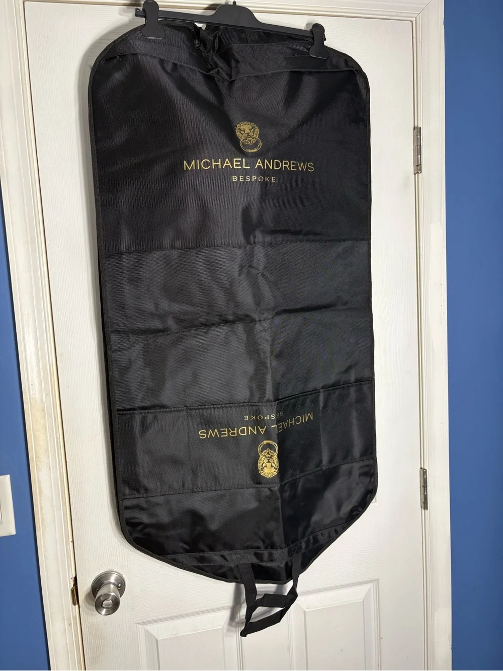 Black Men’s Garment Bag - Travel Suit Protector